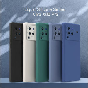 Vivo X90 Pro X80 Pro V27 V27e X90Pro X80Pro Liquid Silicone Smooth Touch Phone Case Casing Cover