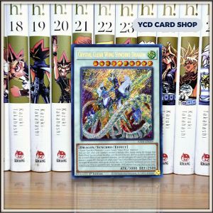 [YCDcardgame] Thẻ bài yugioh chính hãng Crystal Clear Wing Synchro Dragon - Secret Rare