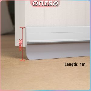 Onisa Door Bottom Sealing Strip 1m Insectproof Windproof Soundproof Window Sealing Strip