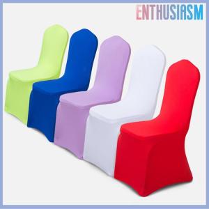 【Enthusiasm】🌟🌟【Hot Sale】🎈 เก้าอี้งานแต่งงาน1ชิ้นผ้าคลุมยืดโพลีเอสเตอร์สำหรับร้านอาหารงานเลี้ยงโรงแรมห้องอาหารที่คลุมเก้าอี้อเนกประสงค์