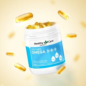 Viên Uống Healthy Care Omega 3 6 9 Ultimate - Hỗ Trợ Tim Mạch Huyết Áp - Lọ 200 Viên