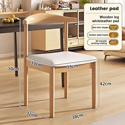 MYHOME Dining Table Set Solid Wood Table Kitchen Table Home Table Restaurant Table And Chair Set Space Saving