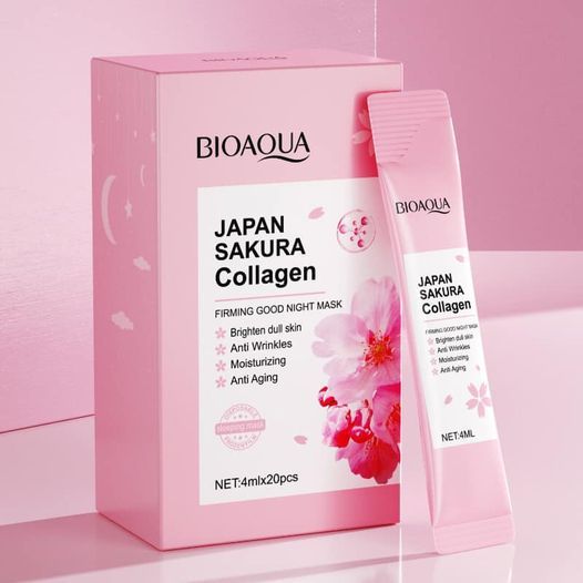 Original Collagen Firming Sleeping Mask & JAPAN SAKURA COLLAGEN MASK No