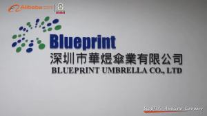 LZD  Outdoor Beach Umbrella Automatic Straight Rod Clip Umbrella Sunshade Table and Chair Fixture Gift Umbrella Customization logo