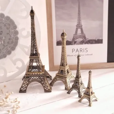 Miniatur menara Eiffel Paris 38cm menara Eiffel pajangan menara eiffel