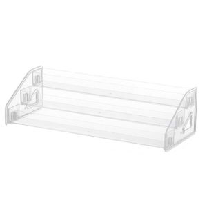 GIGBM Plastic Nail Polish Display Holder Clear Space Save Eyeglasses Stand Holder Multifunctional Durable Cosmetic Storage Tray Home Use