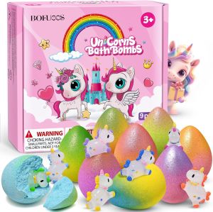 Dinosaur Bath Bombs for Kids with Surprise Inside Gifts for Kids Natural Organic Formula Fun Bubble Bath Fizzes for Daily Bath Time Boo Basket Stuffers Birthday & Christmas Gift for Kids
