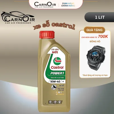 Castrol POWER1 4T 10W-40 – Dầu nhớt mạnh mẽ cho xe ga & xe số - Bảo vệ động cơ với Castrol POWER1 4T