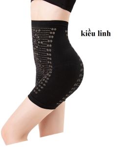 Quần Họa Tiết Nữ Lưng Cao Định Hình Eo Đùi Chất Liệu Co Giãn Thoáng Khí Thời Trang Tạo Dáng Gọn Gàng Tự Tin Dành Cho Mọi Người