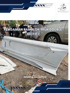 Pengaman Ramblok Truk Dobel Pengaman Samping Perisai Ram blok Truk Double