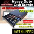 Cash Drawer 5 Compartment 8 Coins Cash Drawer Box Cash Drawer Box POS System With 5 Bill 8 Coin Tray. 
