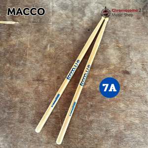 ไม้กลอง MACCO Classic Sand ขนาด 7A 5A เนื้อไม้คุณภาพดี Hickory US แข็งแรง ทนทาน