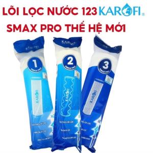 Bộ lõi lọc Karofi 123 Smax Pro Dùng cho máy Kafori P95 KAD-X60...với công nghệ lọc đa vi điểm tiên tiến