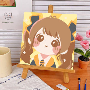 paint by Numbers KIT - Cute Girl Series 20x20cm