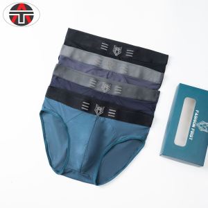 Combo Hộp 4 Quần Lót Nam Thun Tam Giác An Thắng Quần Sịp Nam Chéo Chất liệu Thun Lạnh Thoáng Mát Co Dãn 4 Chiều.