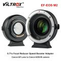 Viltrox EF-EOS M2 EF-M Lens Adapter 0.71x Focal Reducer Speed Booster Adapter for Canon EF Lens to EOS M Camera M6 M200 M5 M50. 