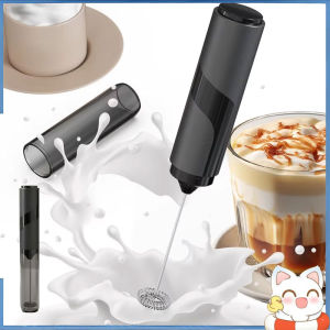 Stainless Steel Electric Milk Frother Handheld Coffee Frothing Wand With 10000 RPM Portable Latte Cappuccino Foamer