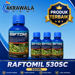 INSEKTISIDA RAFTOMIL 500ML BAHAN AKTIF ABAMEKTIN METOMIL ASEFAT