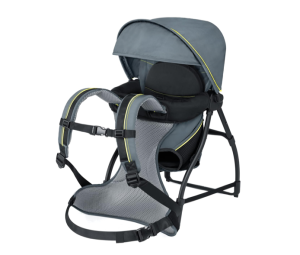 Baby Backpack Carrier - SIÊU NHẸ 2.7kg | Ba lô địu bé Chicco SmartSupport khung nhôm (màu Solar/Grey)