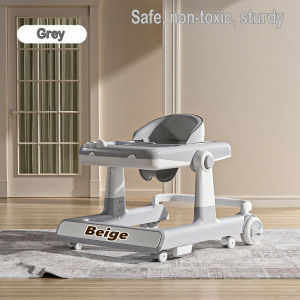 Walker Baby Girl & Baby Boy Adjustable Safety Learning Walker With Music Rabbit Toys Prevention of O-shaped Legs