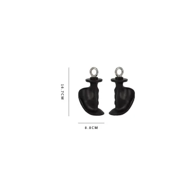 【Sunrise Collective】 heavy biceps tricepss rope pulley cable attachment gym D-rings ergonomic handle fitness lat pull down hand grips