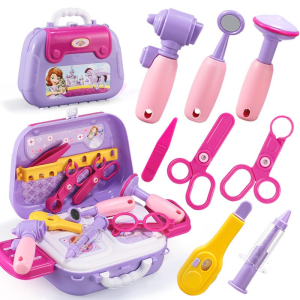 Disney Frozen Princess Makeup Box Suitcase Elsa Anna Pretend Play Kids Makeup Toys Set Birthday Gift Kids Pretend Play Toys! -Children Gift PlaySet/ Cooking Market Kitchen