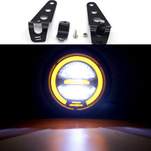 Universal Vintage Motorcycle LED Headlight 6.5 Inch Retrofit Headlight with Adjustable Bracket