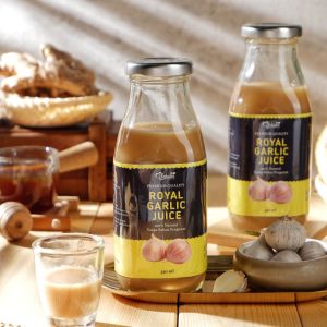 Jus Bawang Putih Tunggal ROYAL GARLIC JUICE 100% Alami Tanpa Pengawet Bawang Putih Lanang Jahe Merah Lemon Cuka Apel Madu