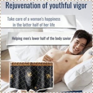 Mens Underwear Gold Mens Breathable Boxer Briefs Traditional Cultural Elements Versatile Function