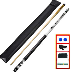 1/2 13mm Cue Tips 148cm Maple Billiard Pool Cue Sticks 20-21oz with Accessories