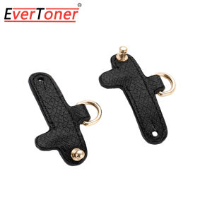 EverToner Modification Shoulder Strap Buckle Free Punching Replacement Hang Buckle Genuine Leather Bag Strap Buckle for Longchamp Mini Bag
