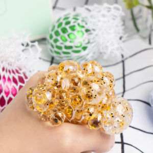Stress Ball For Squeeze Mesh Ball Anti Stress Toy Squishy Ball Stress Reliever Stress Ball Bola Mesh Squishy