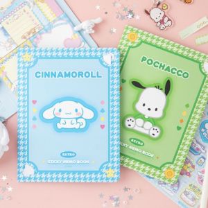 Giấy Dán Ghi Chú Họa Tiết Hoạt Hình Kuromi Hellokitty My Melody Dễ Thương Diy