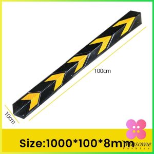 Winsome ยางหุ้มขอบเสาหุ้มมุมเสา สำหรับกันรถชนขอบเสา  แถบสะท้อนแสง Rubber Wall Corner