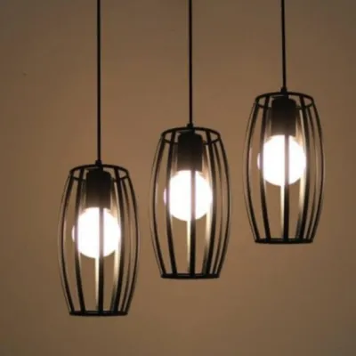 Đèn Thả Đèn Thả Trang Trí Đèn Thả Bàn Ăn Đèn Thả Trần Hiện Đại Bộ 3 Hình Bầu Dục