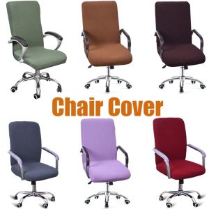 Elastic Office Chair Covers Polyester Anti-dirty Computer Chair Cover Easy Removable Cover