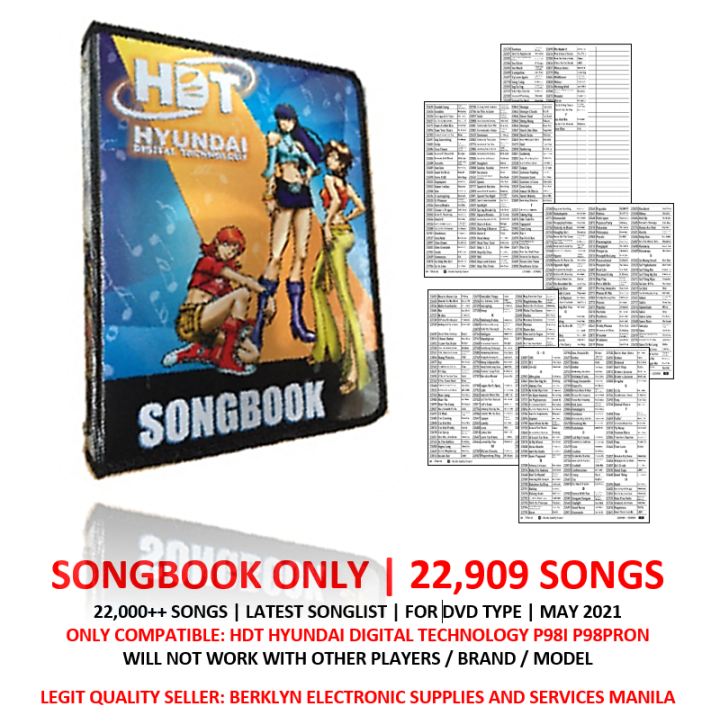 (Complete Songbook) HDT HYUNDAI DIGITAL TECHNOLOGY DVD P98pro P98i ...