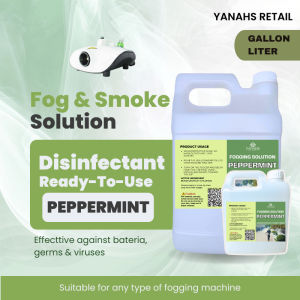 Peppermint Scent Fogging Disinfectant Solution -Suitable for Fogging Machine & Ready to Use
