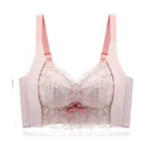 Women’s wireless lace bra No Steel Ring Push Up Bra Plus Size 32-40ABC Comfortable Lingerie