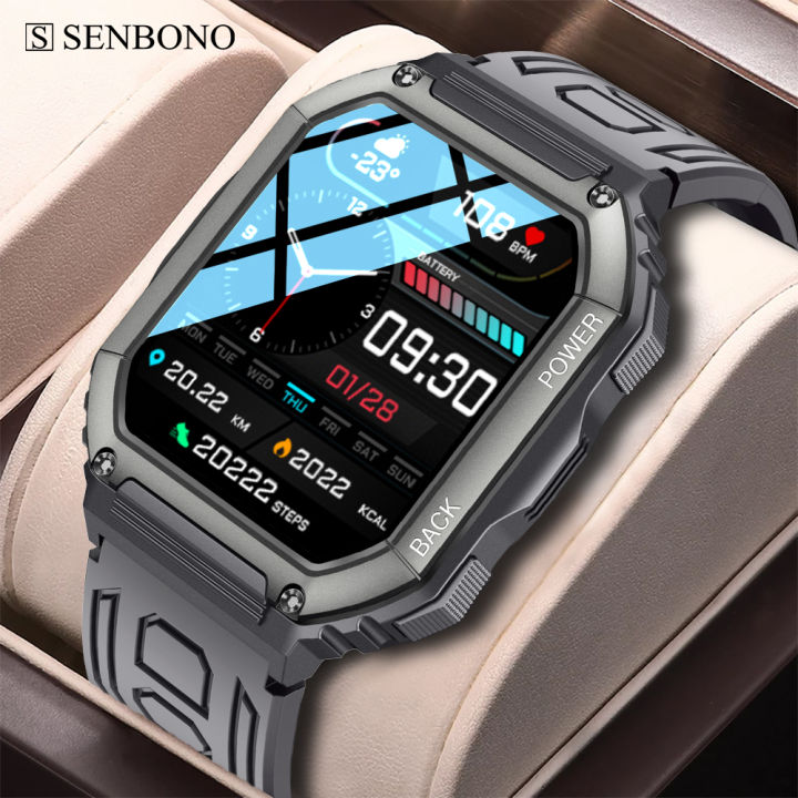 SENBONO Smart Watch Men IPS HD Outdoor GPS Maps