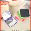Cermin Saku Kecil Kaca Mini Travel Size / Kaca Lipat 2 Sisi Persegi Polos  Cermin Rias PH C1138. 
