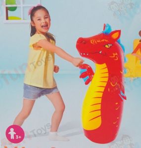 Intex 3D Mainan Samsak Balon Tinju Anak Animal Karakter Dino Tiger Dragon Dolphin