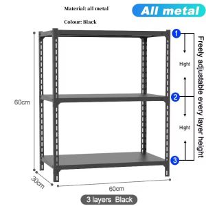 【All Metal Shelf】24 hour ship out 6 Tiers 5 Tiers Large size Steel Shelf Metal Rack Cold-rolled Steel Layer Shelving Storage Shelf Metal Shelf Multi-Purpose Rack Organizer Shelf Layer for Things Kitchen Cabinet Organizer Storage Rack Shelf#HJ02#HJ03#HJ06