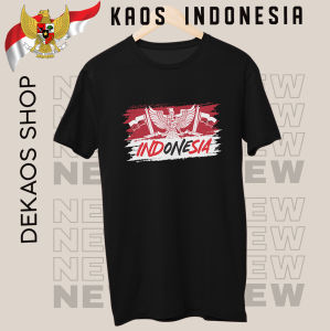 Kaos Indonesia 17 agustus baju katun Garuda merah putih pria wanita anak couple keluarga family terbaru DEKAOS SHOP 3013 tiang bendera