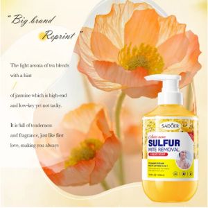 eczema body wash antibacterial body wash sulfur eczema soap liquid 500ml treatment gatal kulit/eczema/antifungal Acne and mite removing shower gel湿疹 沐浴露