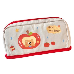 MKEB ความจุขนาดใหญ่ กระเป๋าปากกาการ์ตูน ไอเอ็นเอส สามารถยืนได้ กระเป๋าเก็บดินสอ หลายฟังก์ชัน หวาน กระเป๋าจัดระเบียบปากกา ของใช้สำนักงานโรงเรียน