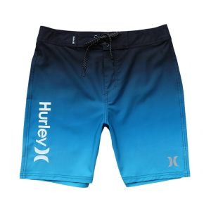 Mens beach shorts   New Summer Waterproof Quick-Dry Four-Way Stretch Surf Shorts