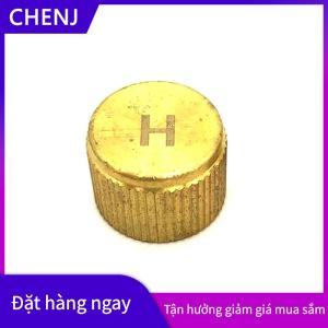CHENJ Điều hòa không khí xe hơi chất làm lạnh bụi che van lõi mũ cao thấp bên cổng nắp tự động cao áp suất thấp Mũ phụ kiện