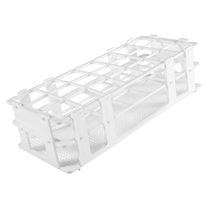 PATIKIL 50 Holes Test Tube Rack, 4Pcs 16mm Round Hole Plastic