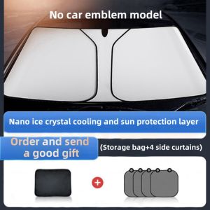 Durable Car Windshield Sunshade with Reinforced Edges Double-Layer Heat Insulation Universal Fit for Most Vehicles & Convenient Foldable Storage
